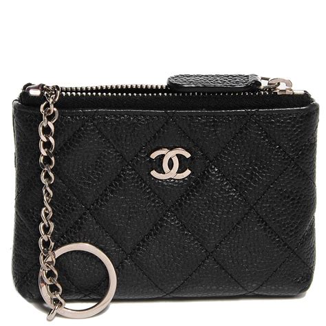 chanel caviar key pouch|Small leather goods — Fashion .